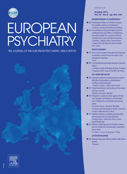 European Psychiatry Volume 29 - Issue 8 -