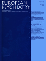 European Psychiatry Volume 12 - Issue 7 -