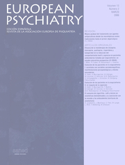 European Psychiatry Volume 13 - Issue 2 -