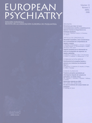 European Psychiatry Volume 13 - Issue 3 -