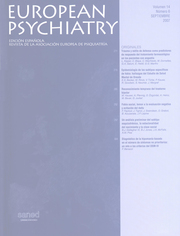 European Psychiatry Volume 14 - Issue 6 -