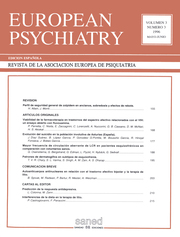 European Psychiatry Volume 3 - Issue 3 -