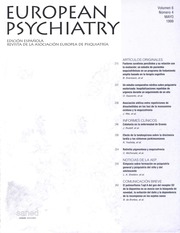 European Psychiatry Volume 6 - Issue 4 -