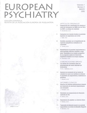 European Psychiatry Volume 7 - Issue 2 -