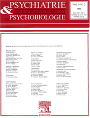 European Psychiatry Volume 5 - Issue 2 -