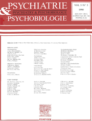 European Psychiatry Volume 5 - Issue 5 -