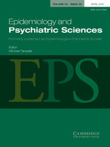 Epidemiology and Psychiatric Sciences Volume 24 - Issue 2 -