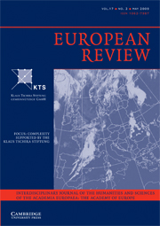 European Review Volume 17 - Issue 2 -