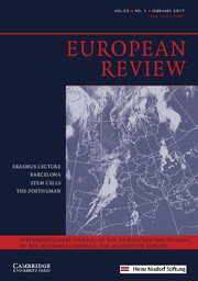 European Review Volume 25 - Issue 1 -