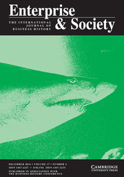 Enterprise & Society Volume 17 - Issue 4 -