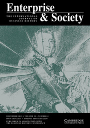 Enterprise & Society Volume 22 - Issue 4 -