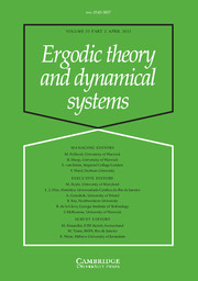 Ergodic Theory and Dynamical Systems Volume 33 - Issue 2 -