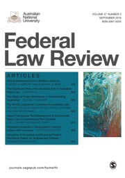 Federal Law Review Volume 47 - Issue 3 -