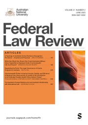 Federal Law Review Volume 51 - Issue 2 -