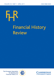 Financial History Review Volume 18 - Issue 1 -