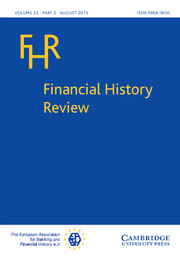 Financial History Review Volume 22 - Issue 2 -