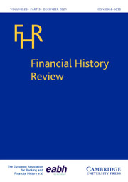 Financial History Review Volume 28 - Issue 3 -