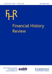 Financial History Review Volume 29 - Issue 1 -