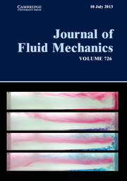 Journal of Fluid Mechanics Volume 726 - Issue  -