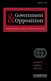 Government and Opposition Volume 48 - Issue 2 -