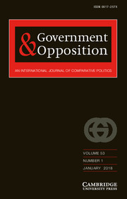 Government and Opposition Volume 53 - Issue 1 -