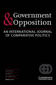 Government and Opposition Volume 56 - Issue 4 -