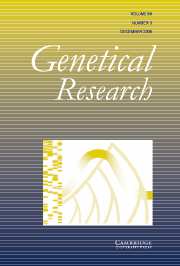 Genetics Research Volume 88 - Issue 3 -