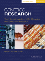 Genetics Research Volume 92 - Issue 1 -