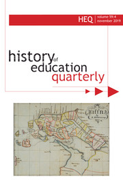 History of Education Quarterly Volume 59 - Issue 4 -