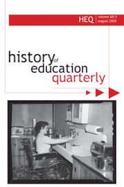 History of Education Quarterly Volume 60 - Special Issue3 -  Disability and the History of Education