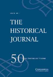 The Historical Journal Volume 50 - Issue 1 -