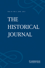 The Historical Journal Volume 54 - Issue 2 -