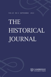 The Historical Journal Volume 65 - Issue 4 -