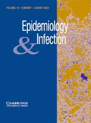 Epidemiology & Infection Volume 131 - Issue 1 -