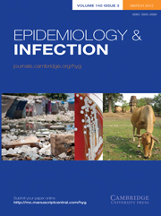 Epidemiology & Infection Volume 140 - Issue 3 -