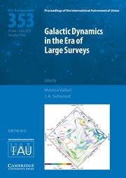 Proceedings of the International Astronomical Union Volume 14 - SymposiumS353 -  Galactic Dynamics in the Era of Large Surveys