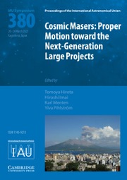 Proceedings of the International Astronomical Union Volume 18 - SymposiumS380 -  Cosmic Masers: Proper Motion toward the Next-Generation Large Projects