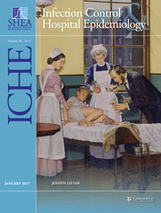 Infection Control & Hospital Epidemiology Volume 38 - Issue 1 -