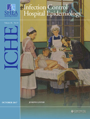 Infection Control & Hospital Epidemiology Volume 38 - Issue 10 -