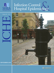 Infection Control & Hospital Epidemiology Volume 39 - Issue 9 -