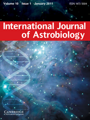 International Journal of Astrobiology Volume 10 - Issue 1 -