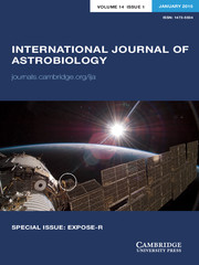 International Journal of Astrobiology Volume 14 - Special Issue1 -  SPECIAL ISSUE: EXPOSE-R