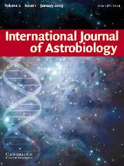 International Journal of Astrobiology Volume 2 - Issue 1 -