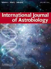 International Journal of Astrobiology Volume 2 - Issue 3 -