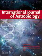 International Journal of Astrobiology Volume 5 - Issue 3 -