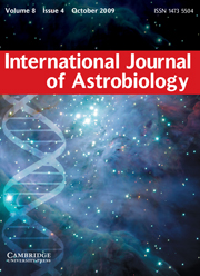 International Journal of Astrobiology Volume 8 - Issue 4 -