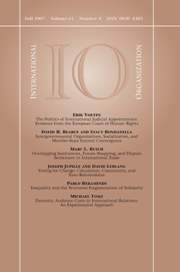 International Organization Volume 61 - Issue 4 -