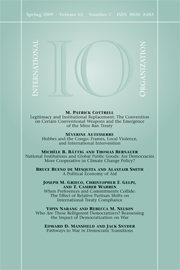 International Organization Volume 63 - Issue 2 -