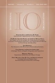 International Organization Volume 66 - Issue 4 -