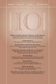 International Organization Volume 67 - Issue 4 -